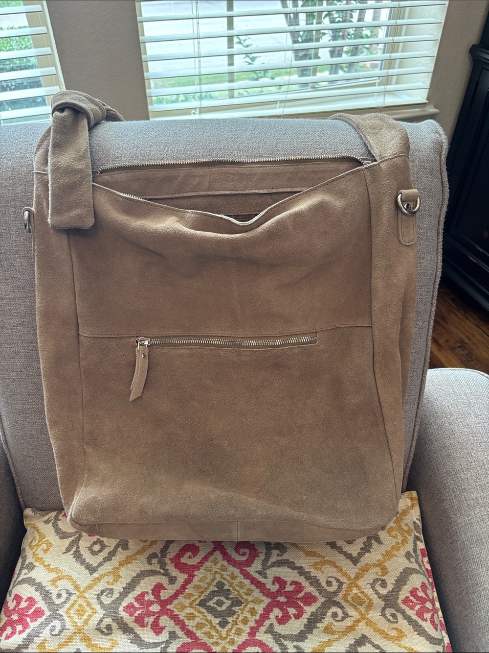 Salvador Bachiller, Spain - Tan Suede Women's Bag